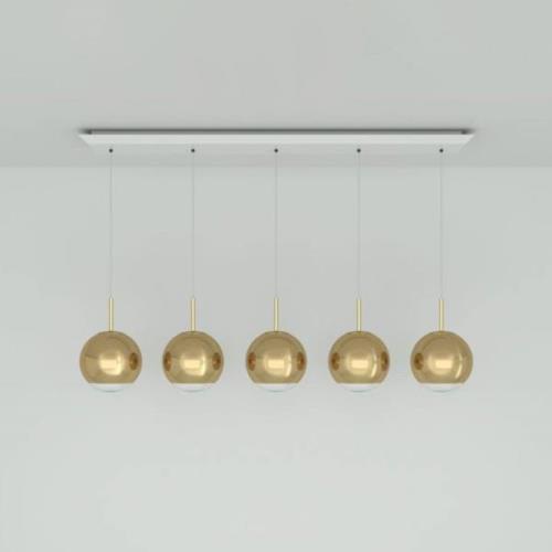 Tom Dixon Mirror Ball 25 cm Linear 5fl gold