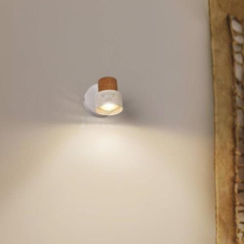 LEDVANCE LED-Wandstrahler Cork, GU10, dimmbar, weiß