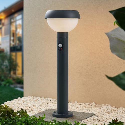 Lindby Kallie LED-Solar-Wegeleuchte mit Sensor