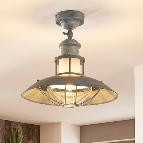 Betongraue Deckenlampe Louisanne, Industriestil