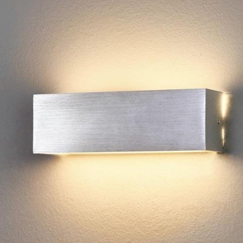 Eckige Alu-LED-Wandlampe Ranik