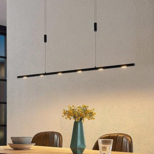 Lucande Stakato LED-Pendellampe 6fl. 120 cm lang