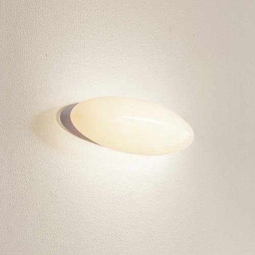 Lucande LED-Wandleuchte Leihlo, weiß, Kunststoff, 8 cm hoch