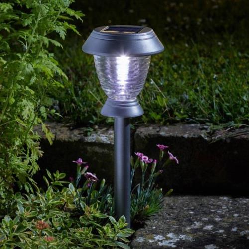 LED-Solar-Erdspieß Triton 365, 4er-Set, anthrazit, 41,5 cm