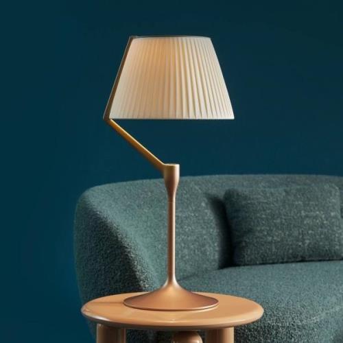 Kartell LED-Tischleuchte Angelo Stone, goldfarben, dimmbar