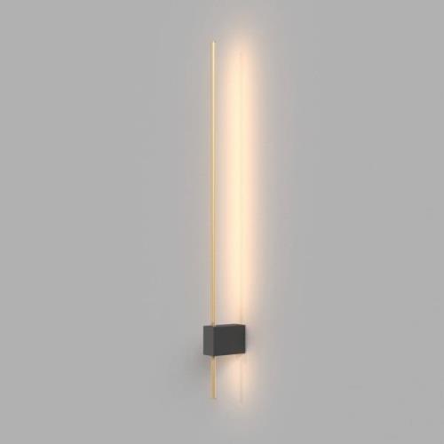 Maytoni LED-Wandleuchte Pars, 6 W, schwarz/gold, Aluminium