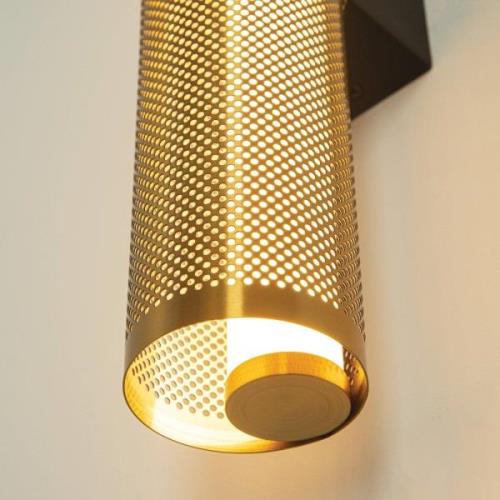 LED-Wandleuchte 23041, goldfarben, Edelstahl, 3.000 K