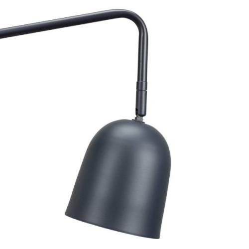 Dyberg Larsen Wandlampe Manchester, grau, Ausladung 45 cm