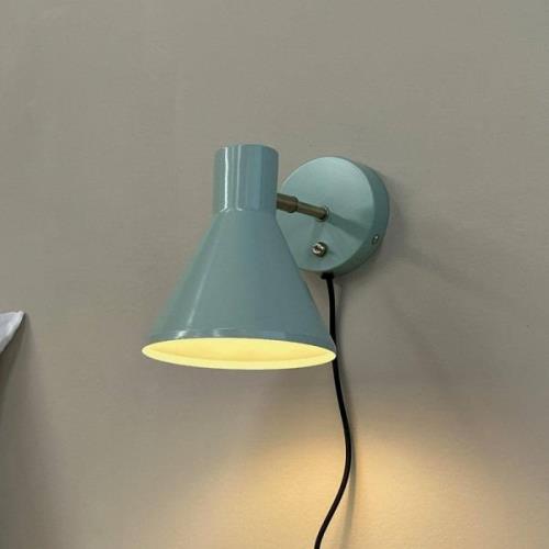 Dyberg Larsen Wandlampe Sleep, mintgrün, Ø 15 cm, Stahl