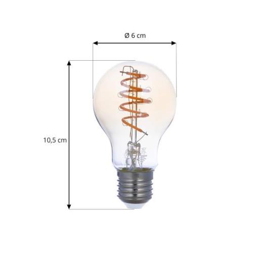 LUUMR Smart LED-Leuchtmittel A60 E27 amber 4,9W Tuya WLAN