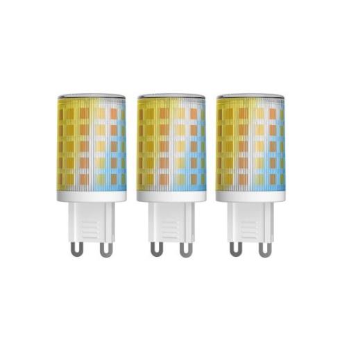 LUUMR Smart LED G9 2,5W CCT Tuya ZigBee Hue 3er-Set