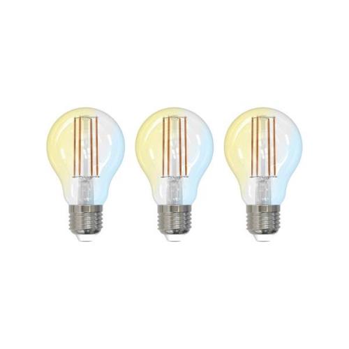 LUUMR Smart LED, E27, 7W, ZigBee, Tuya, Hue, 3er-Set