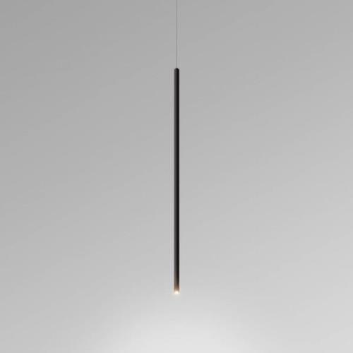 Egger LED-Hängelampe Spago 60 T, schwarz, Ø 1,4 cm Aluminium