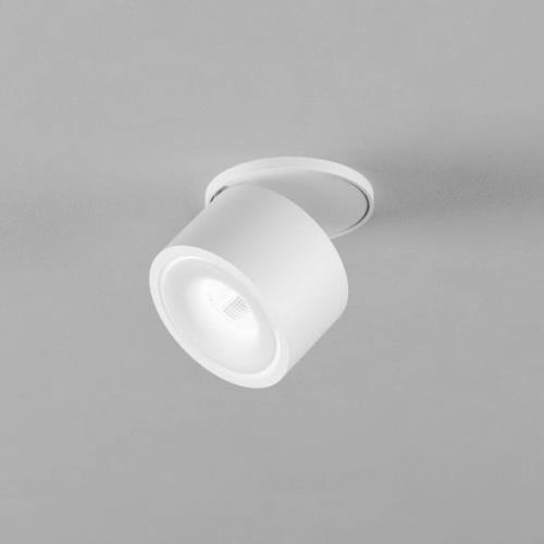 Egger LED-Einbauspot DL Clippo S EP, weiß/weiß, DTW Ø 7,5 cm