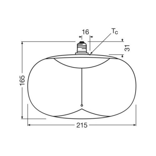 OSRAM LED Vintage Big Elipse E27 4W 818 Filament smoke dim