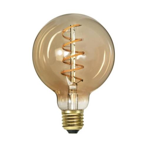 LED-Leuchtmittel Spiral Filament G95 E27 3,2 W amber dimmbar