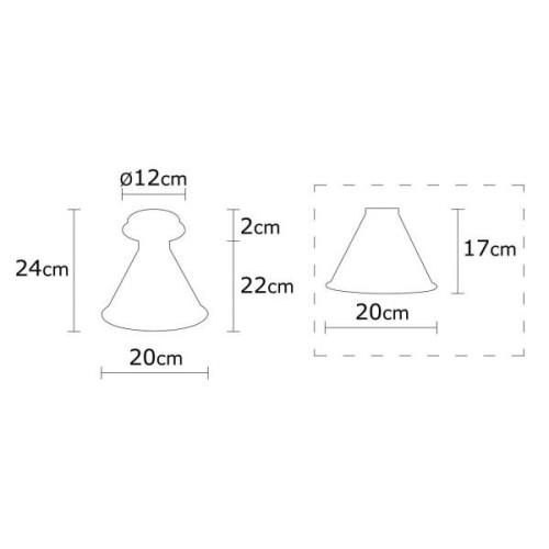 Deckenleuchte Berceste N-679, kupfer antik, Metall, Ø 20 cm