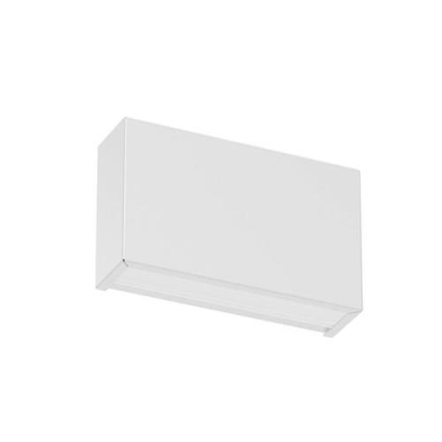 LED-Wandleuchte Box W2 Bi-Emission, B 14 cm, weiß, 2700 K