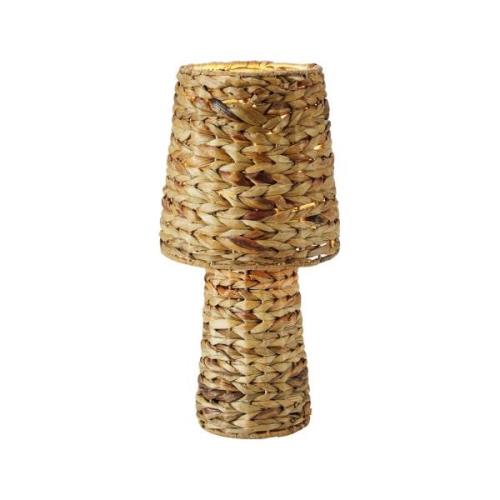 Tischleuchte Bangli, Höhe 40 cm, Rattan, hellbraun, E27