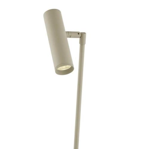 LED-Tischleuchte Tom Pro, sandfarben, Höhe 47cm, CCT, Dimmer