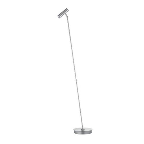 LED-Stehleuchte Tom Pro, nickel matt, 1-flammig, CCT, Dimmer