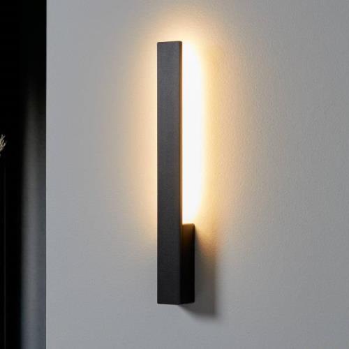 Arcchio Ivano LED-Wandleuchte, 42,5 cm, schwarz