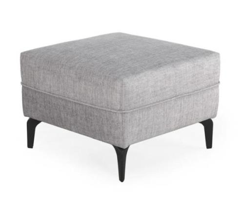 Hocker NOVARA von JOB Velour grau