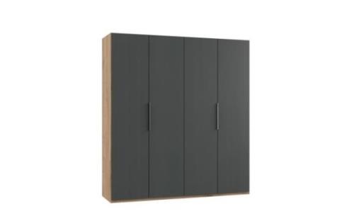 Kleiderschrank 200 cm breit LEVEL36 A von WIMEX Grau