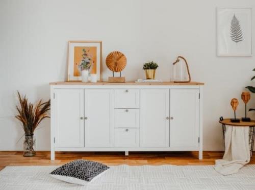 Sideboard BERGEN 51 von Finori Weiß / Artisan Oak