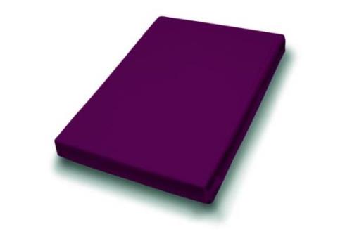 100x200 Elastan-Feinjersey-Spannbetttuch Bordeaux 03700-278