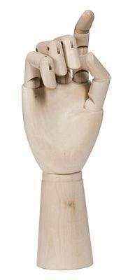 Dekoration Wooden Hand Large holz natur / H 22 cm - Holz - Hay -