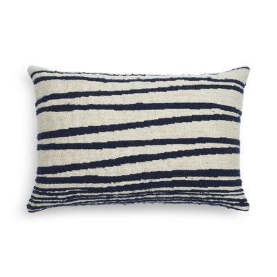 Kissen White Stripes textil weiß / 60 x 40 cm - Ethnicraft -