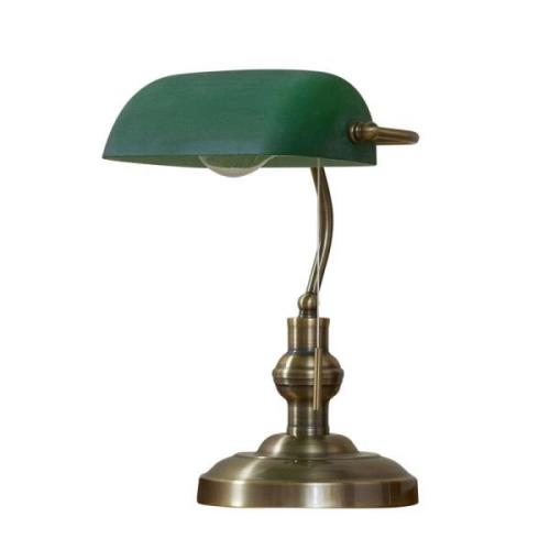 Lindby - Milenka Tischleuchte Brass/Green