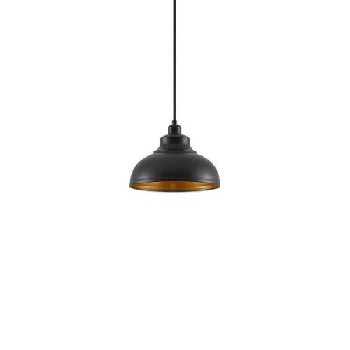 Lindby - Emna Pendelleuchte Black/Gold