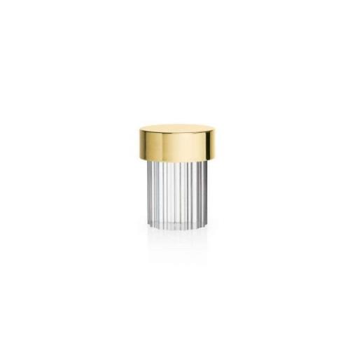 Flos - Last Order Fluted Portable Tischleuchte Polished Brass