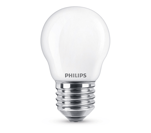 Philips - Leuchtmittel LED 4,3W Glas Tropfen (470lm) E27