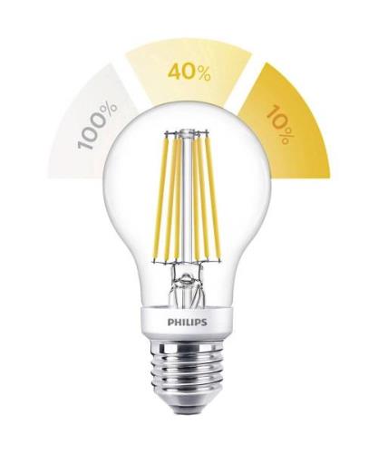 Philips - Leuchtmittel LED 2-5-8W Sceneswitch (80/320/806lm) Filament ...