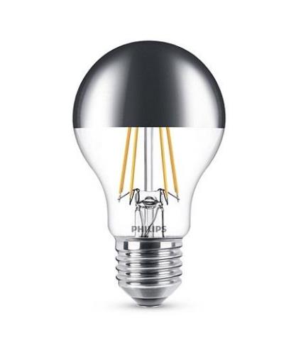 Philips - Leuchtmittel LED 7,2W Filament Kopfverspiegelt (650lm) E27