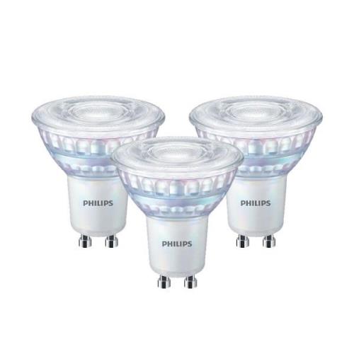 Philips - 3-pack Leuchtmittel LED Dimbar 3,8W GU10