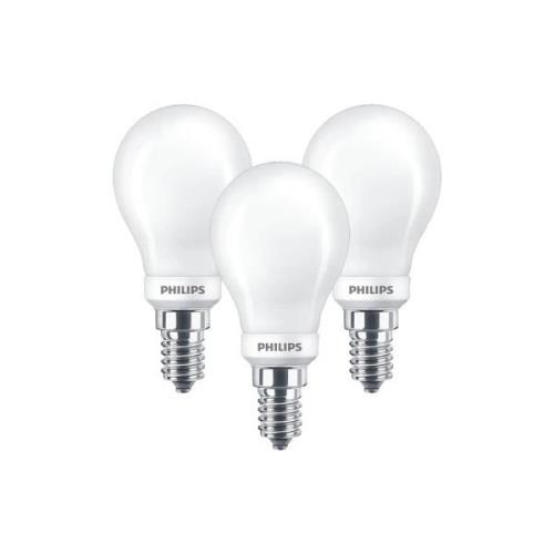 Philips - 3-pack Leuchtmittel LED Dimbar 4,5W Tropfen E14