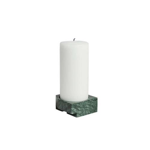 Woud - Jeu de dés 3 Candle Holder Green Marble Woud