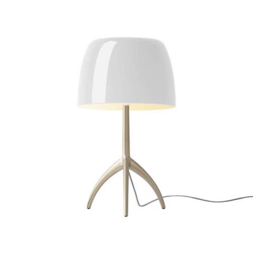 Foscarini - Lumiere Grande Tischleuchte E27 Goldenr/Weiß Dimm.