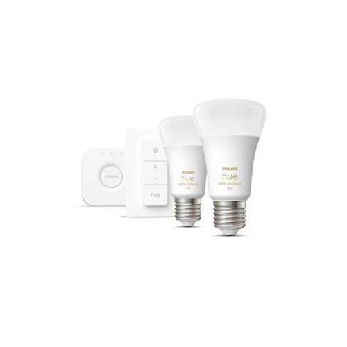 Philips Hue - Philips Hue White Amb. 8W Bluetooth Starter Kit 2 E27 Ph...