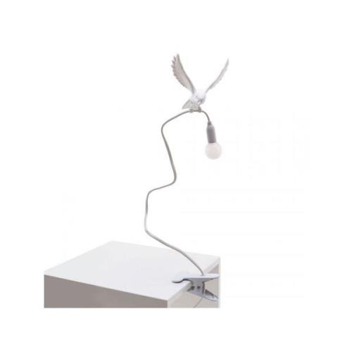 Seletti - Sparrow Landing Klemmleuchte White