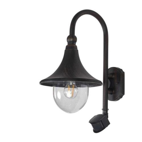 Lindby - Daphne Außen Wandleuchte w/Sensor Antique Black