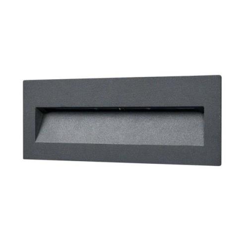 Lucande - Loya Long Außen Einbauspots IP54 Dark Grey