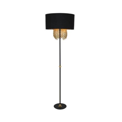 Lucande - Malviras Stehleuchte Black/Gold