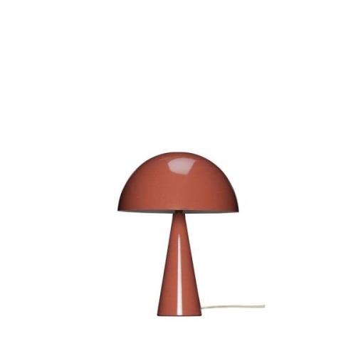 Hübsch - Mush Mini Tischleuchte Maroon/Sand