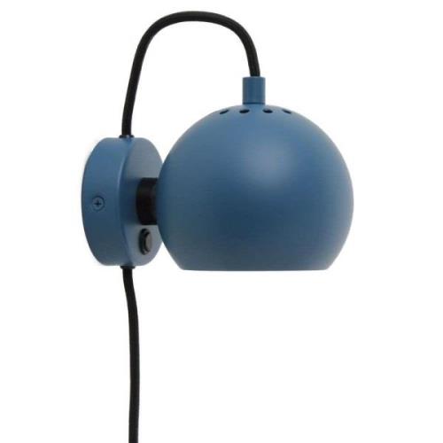 Frandsen - Ball Wandleuchte Matt Petroleum Blue