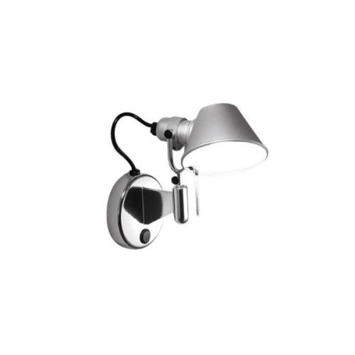 Artemide - Tolomeo Micro Faretto Wandleuchte m/Schalter Dimmbar LED Al...